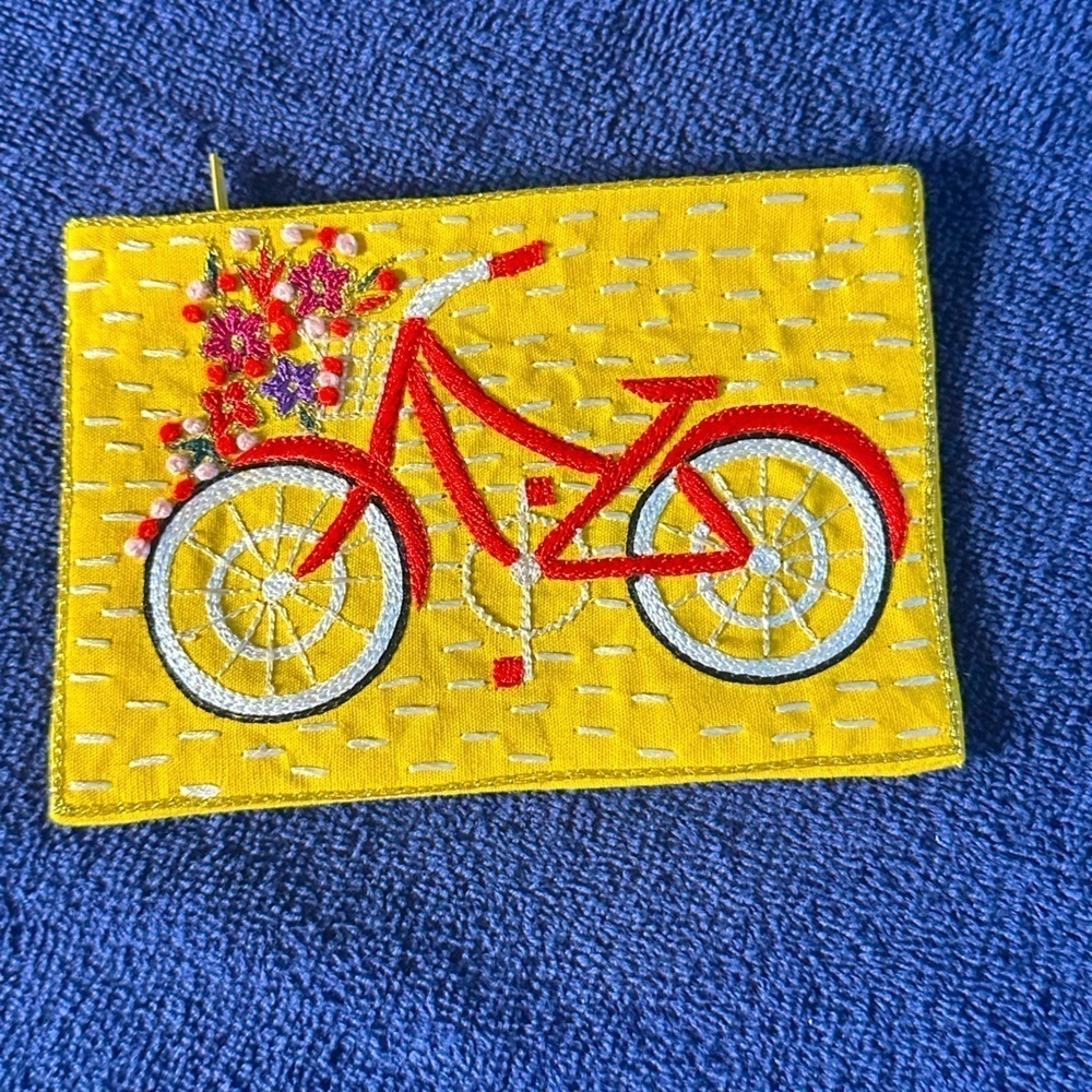 Trades of Hope Coin/ID Pouch Yellow Silk Made By 3rd World Artisans